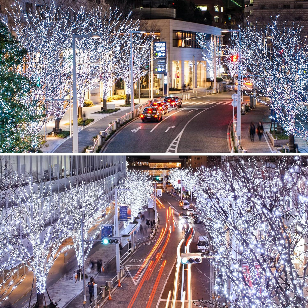 Upgrade Solar String Lights for Outside 2 Pack Total 180FT 500LED String Lights Outdoor with 8