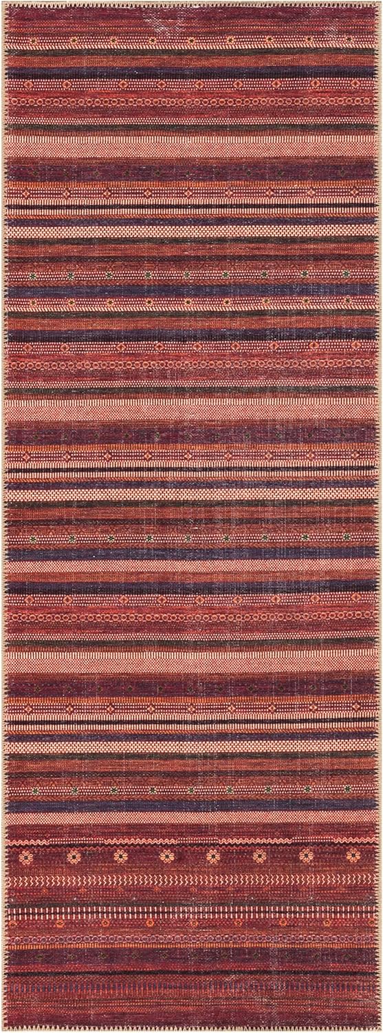 Keen Home Design 2x7 Rug - Machine Washable Runner Rug with Non-Slip Backing, Ideal for Hallway