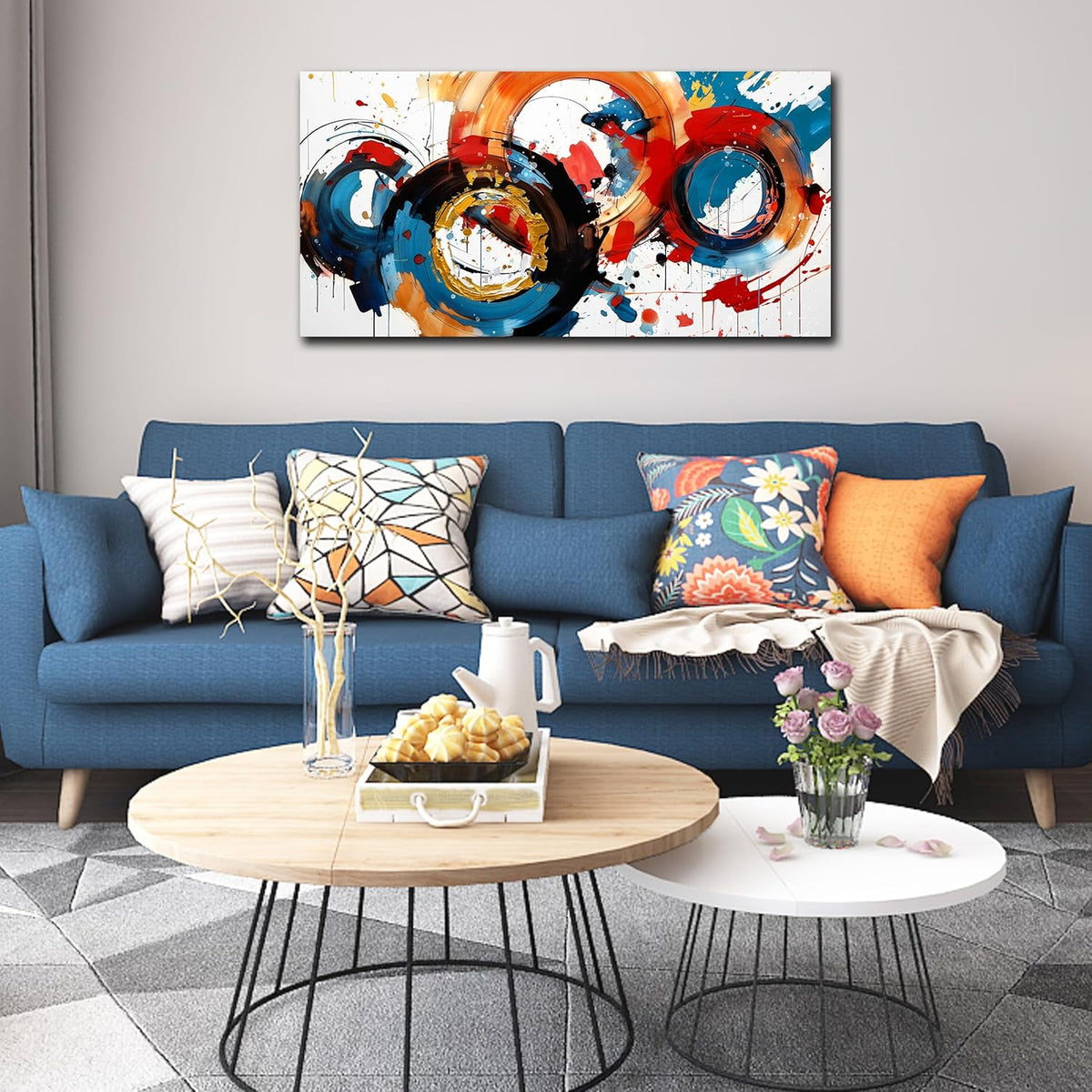 Abstract Wall Art Large Canvas Prints Modern Living Room Bedroom Home Office Wall Decor Framed