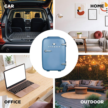 IBMF4SLT Fridge for Bedroom, Skincare, Portable Cooler & Warmer for Makeup, for Office & Home