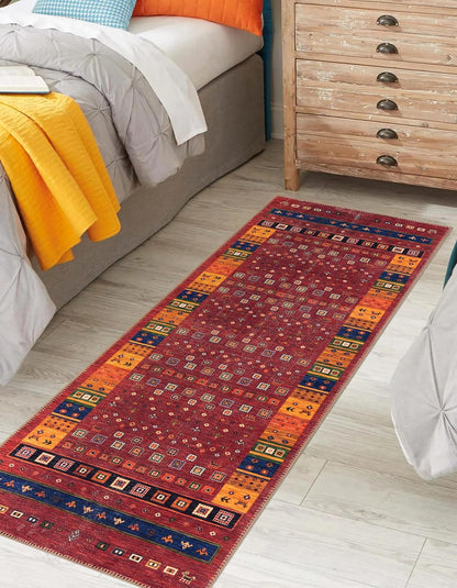 Keen Home Design 2x10 Rug - Machine Washable Runner Rug with Non-Slip Backing, Ideal for Hallway