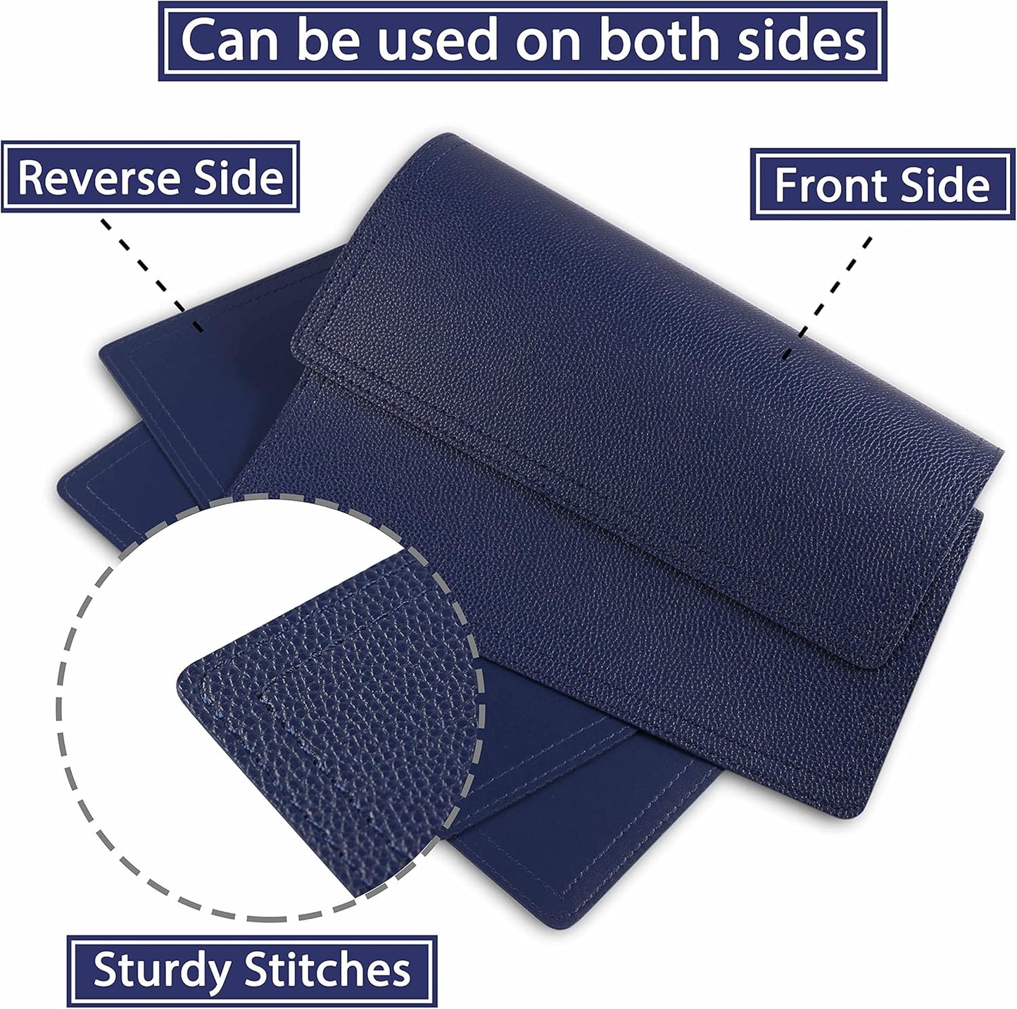 Faux Leather Placemats, PU Table Mats, Set of 4, Waterproof, Stain Resistant, Heat Resistant
