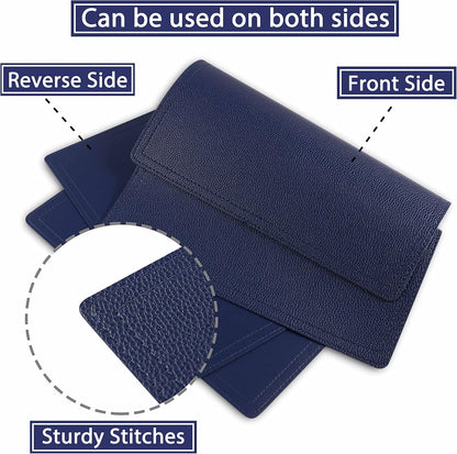 Faux Leather Placemats, PU Table Mats, Set of 4, Waterproof, Stain Resistant, Heat Resistant