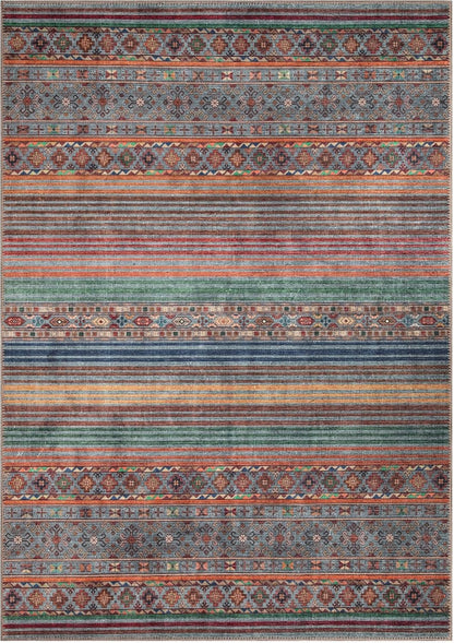 Keen Home Design 10x14 Rug - Machine Washable Area Rug with Non-Slip Backing, Ideal for Living