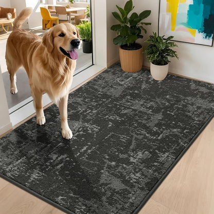 BEQHAUSE Dirt Trapper Door Mat 32"x48" Non-Slip Door Mats Washable Entryway Rugs Stain Resistant