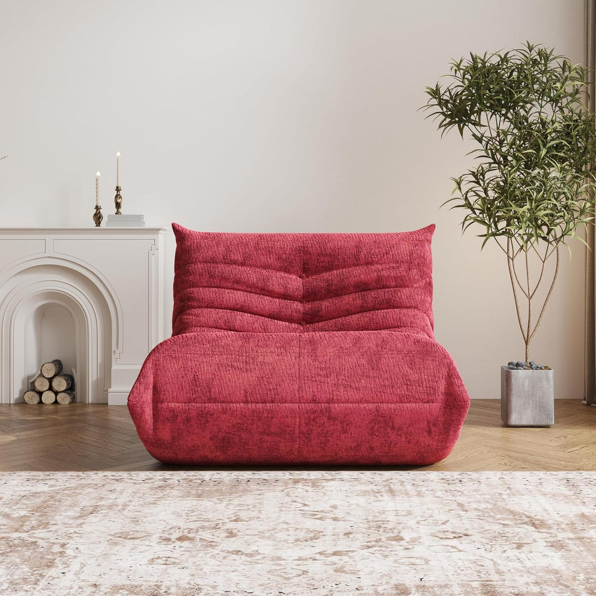 Bean Bag Chair, Fireside Chair Bean Bag Sofa Large Bean Bag Chair for Adults, Bean Bag Chairs for