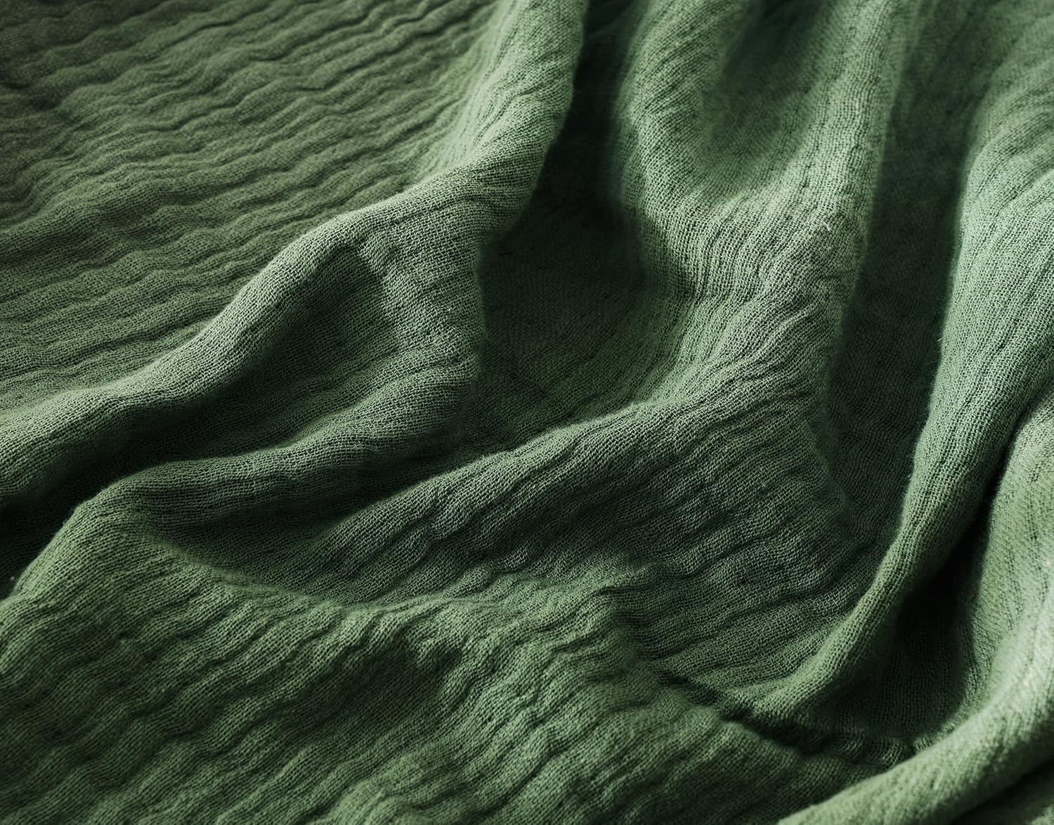 100% Cotton Muslin Throw Blanket for Bed, Couch, Small, Decorative, Soft, Pre-Washed, Breathable