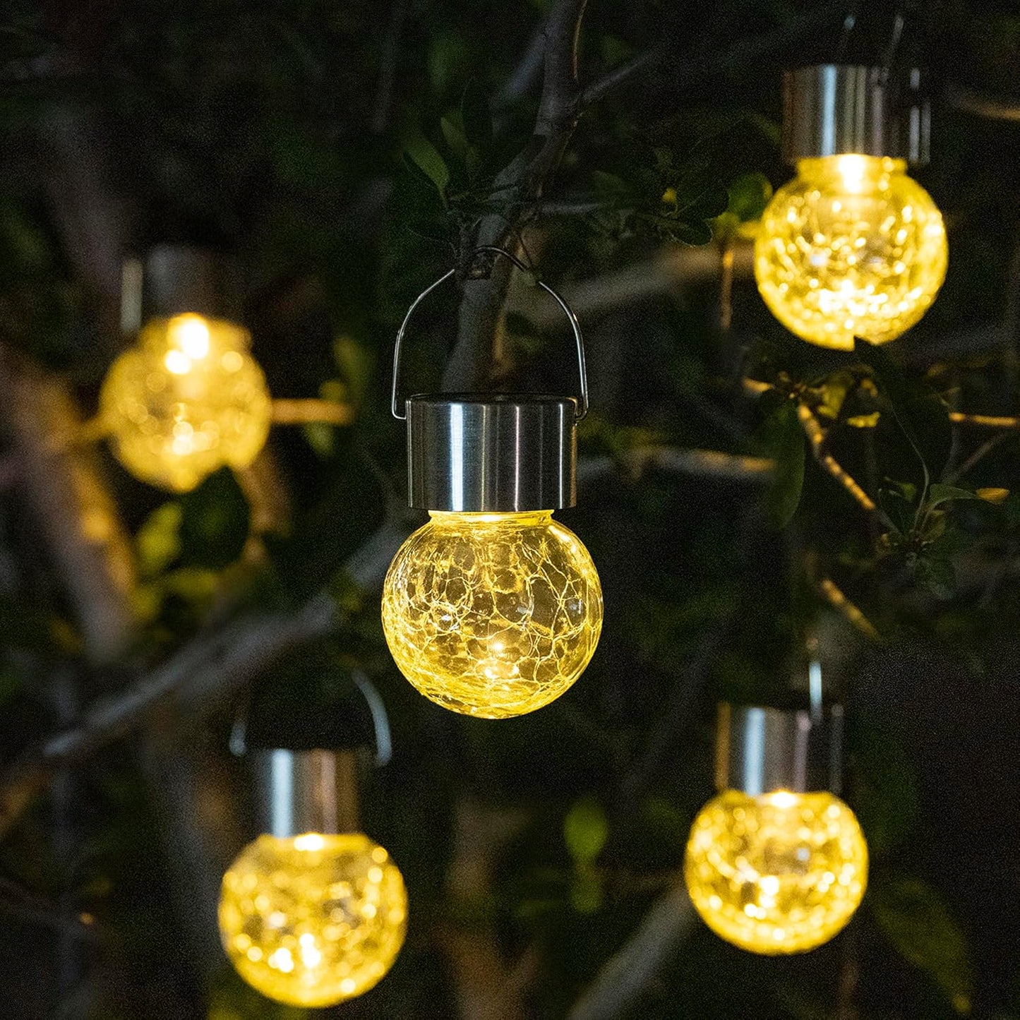 GIGALUMI Solar Lights Outdoor Waterproof ,12 Pack Solar Hanging Lights Garden Decor,Gifts for Women