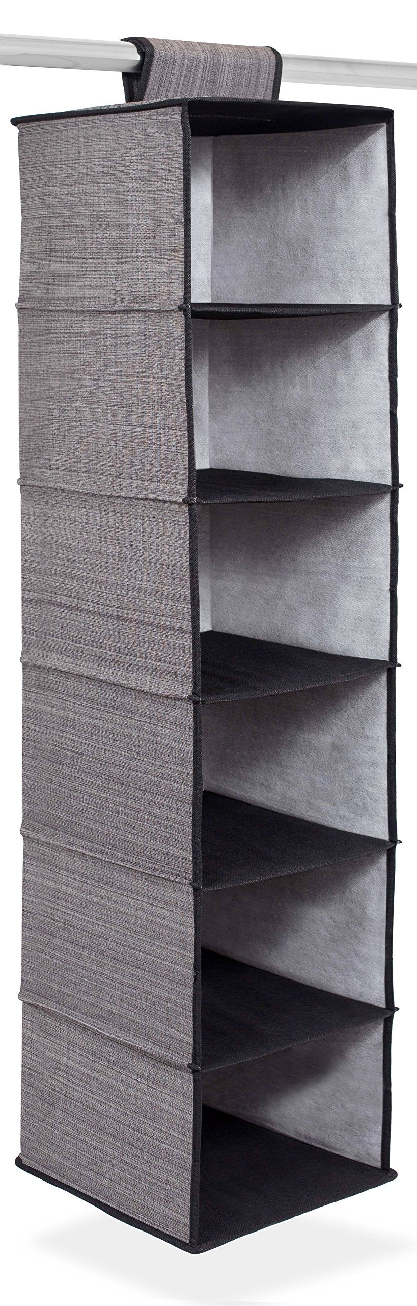 Internet's Best Hanging Closet Organizer - 6 Shelf - Clothing Sweaters Shoes Accessories Storage