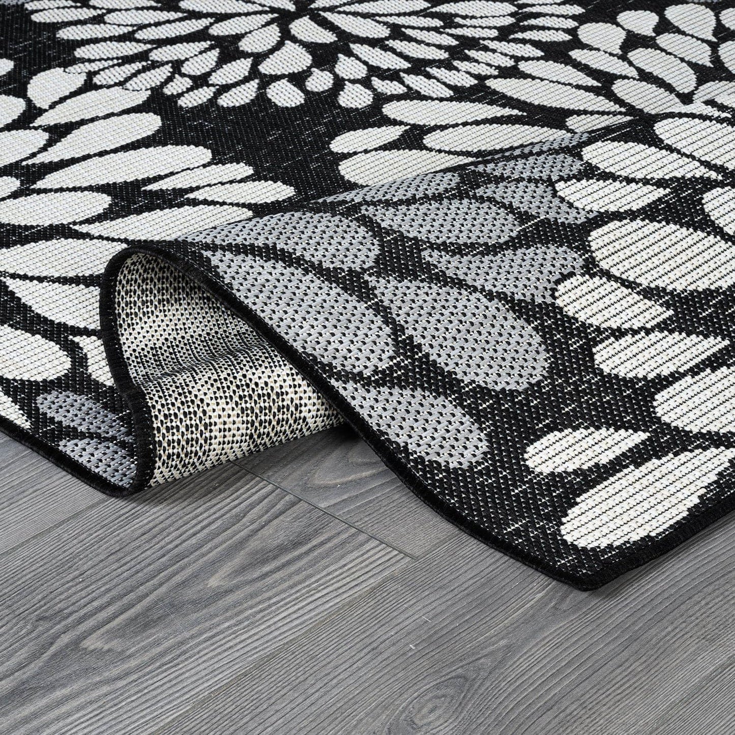 Beverly Rug Outdoor Rug 6x9 Modern Exotic Tropical Leaf Area Rugs for Indoor and Outdoor Patio Deck