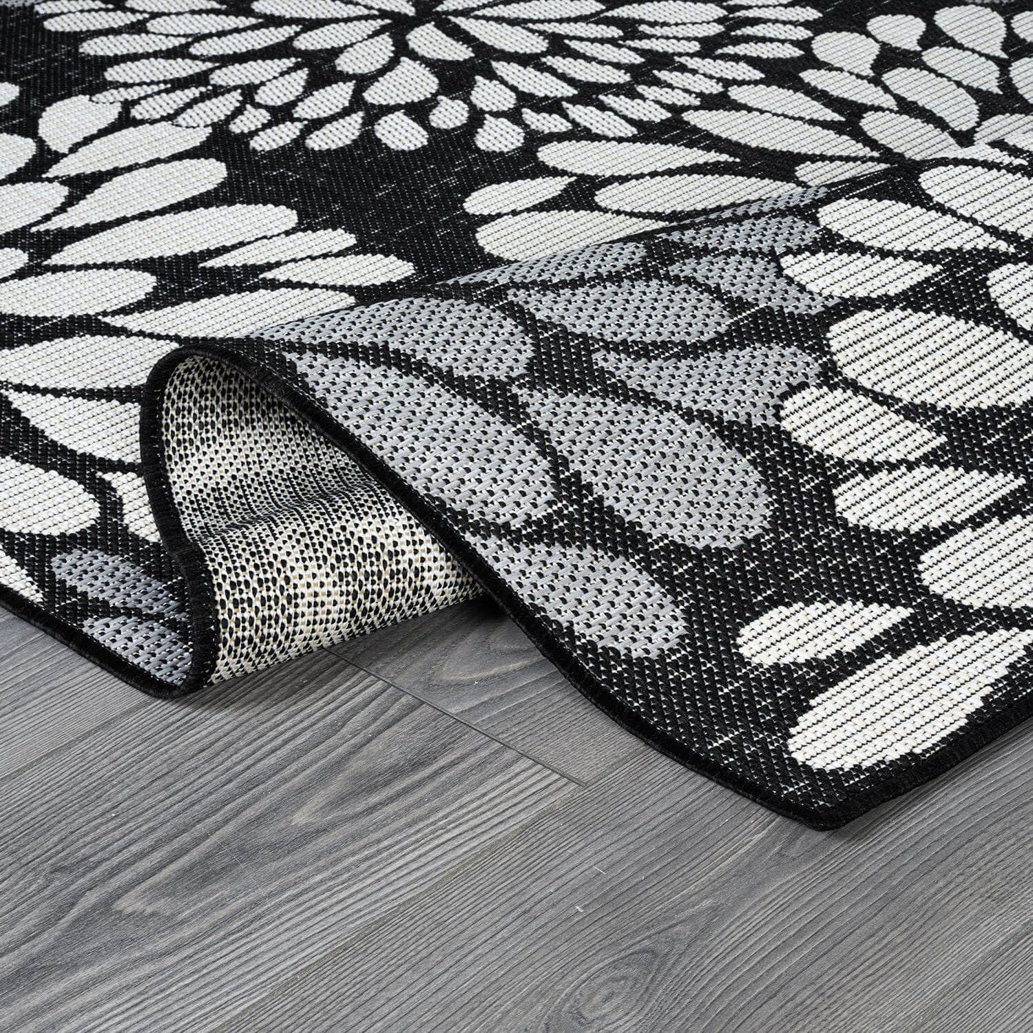 Beverly Rug Outdoor Rug 6x9 Modern Exotic Tropical Leaf Area Rugs for Indoor and Outdoor Patio Deck