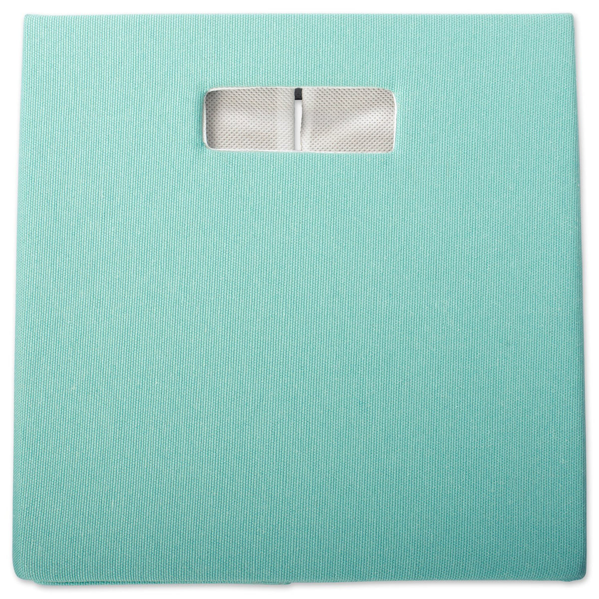 DII Collapsible Polyester Storage Cube, Solid, Lightweight and Durable, Small Square, 11x11x11, Aqua