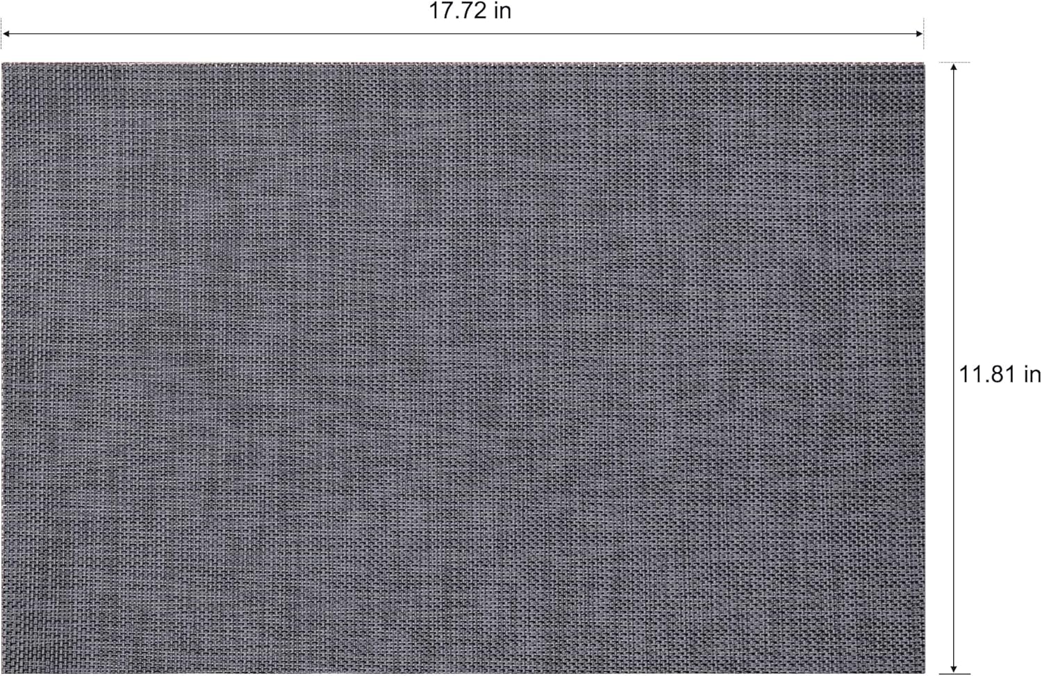 Placemats Set of 6 Washable Indoor/Outdoor Vinyl Place Mats for Dining Table Durable Non-Slip Heat