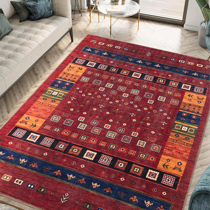 Keen Home Design 8x10 Rug - Machine Washable Area Rug with Non-Slip Backing, Ideal for Living Room