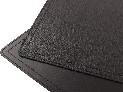 Set of 8 Faux Leather Placemats, PU Table Mats, Waterproof, Stain Resistant, Heat Resistant, Easy
