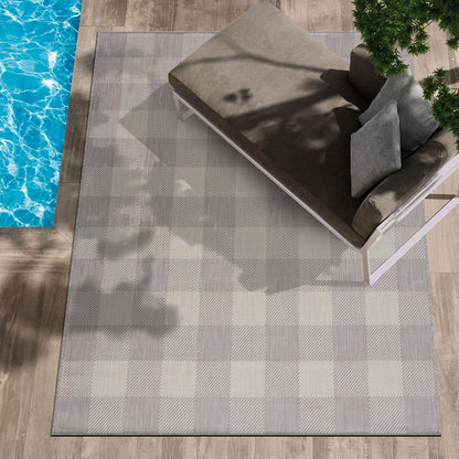 CAMILSON Outdoor Rug - Modern Area Rugs for Indoor and Outdoor Patios, Kitchen and Hallway mats
