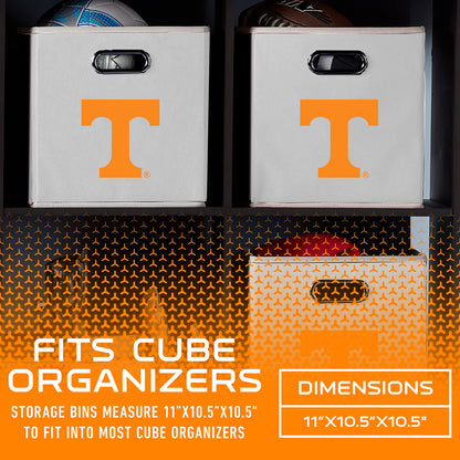 Franklin Sports NCAA Storage Bin - Cube Organizer - Tennessee