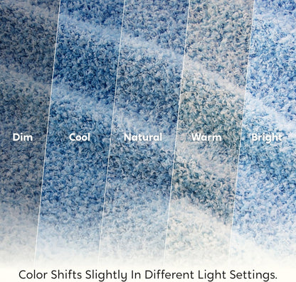 Joiedomi Twin Blanket for Couch Bed Sofa, Blue Knitted Blankets Gifts for Women Mom Girls, Cozy