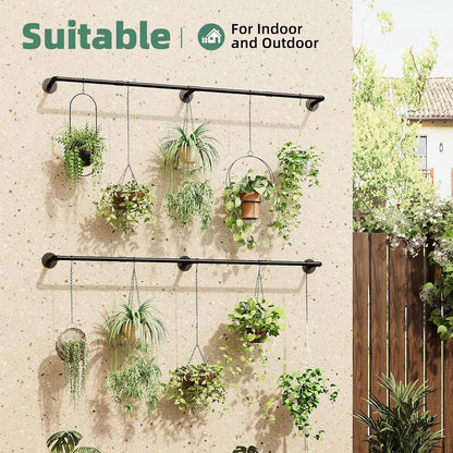 Plant Hanger Indoor with 12 Hanging Chains Hanging Planters for Indoor Plants Hanging Plant Holder