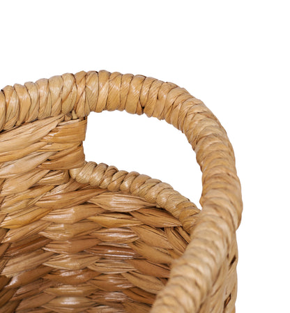 BIRDROCK HOME Sea Grass Storage Basket with Handles - Woven Sea Grass Decorative Rectangle