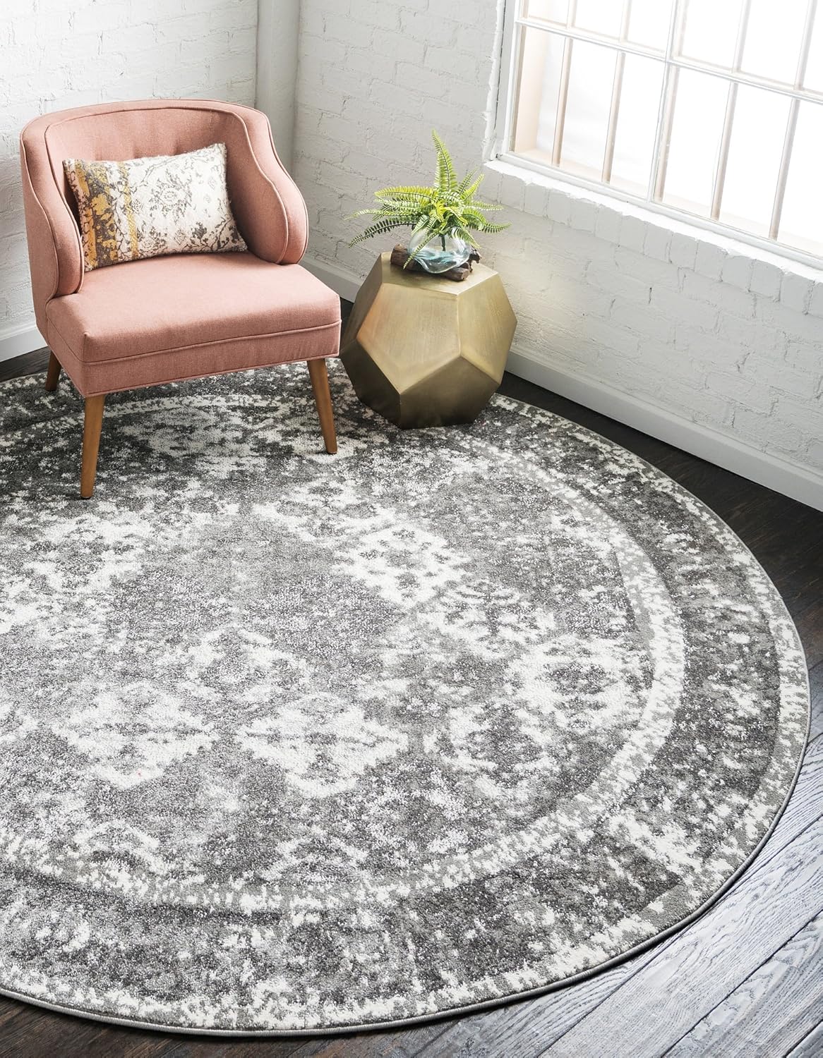 Unique Loom Rosso Collection Vintage, Traditional, Bohemian, Geometric, Distressed, Southwestern