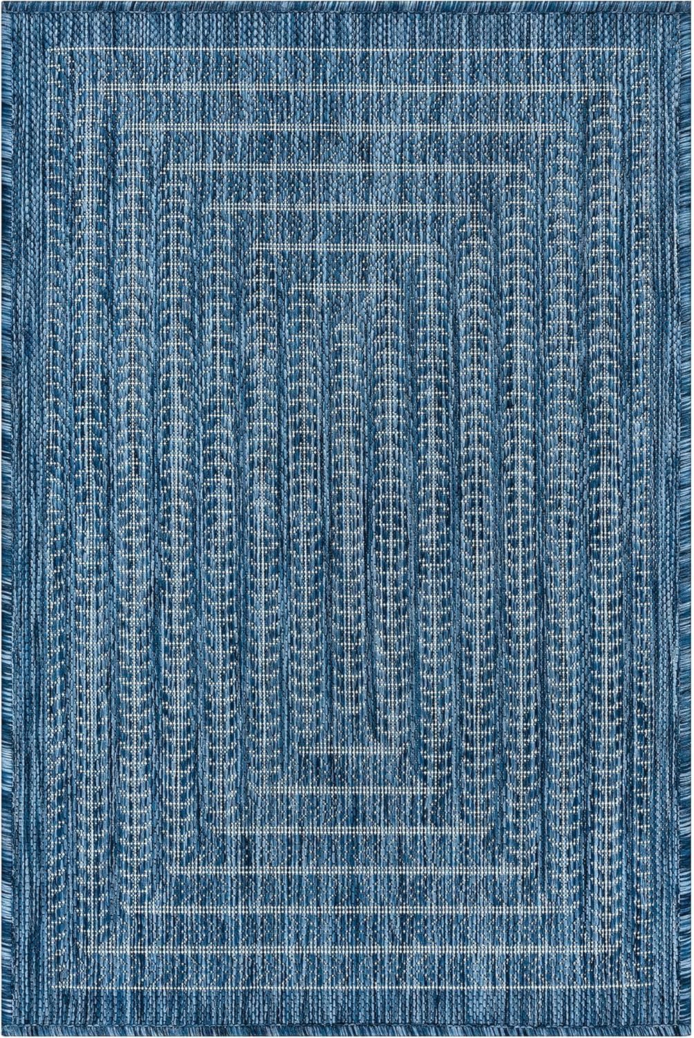 Adiva Rugs Outdoor Indoor Area Rug, Weather Resistant, Easy to Clean, Stain Resistant Floor Mat for