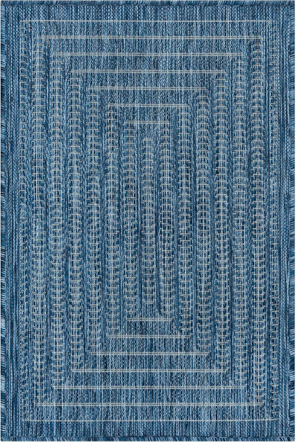 Adiva Rugs Outdoor Indoor Area Rug, Weather Resistant, Easy to Clean, Stain Resistant Floor Mat for