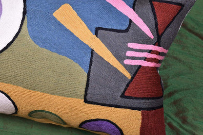 Lumbar Kandinsky Abstract Pillow Cover - Soul Modern Chair Pillowcase Abstract Couch Cushion