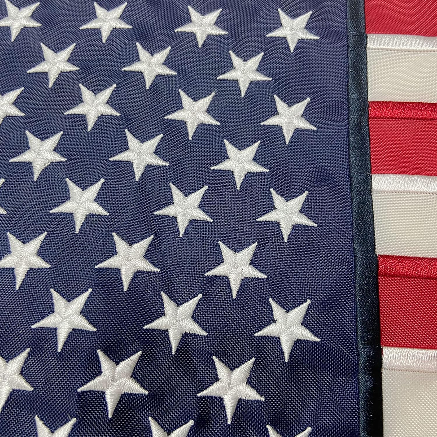 TOPFLAGS American Flag Garden Flag Embroidered Stars 12x18 Inch USA Small Flags for Yard US Flag
