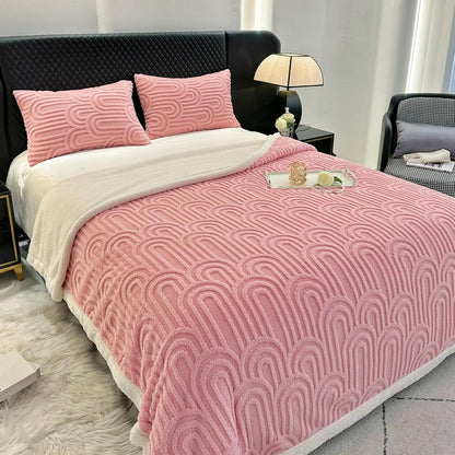 UKELER Sherpa Throw Blanket 60 × 80 inch, Ultra Soft Twin Size Fleece Blanket for All Season, Cozy