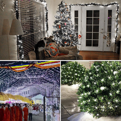 33FT 100 LEDs String Lights Waterproof Fairy Lights 8 Modes with Memory 30V UL Certified Power