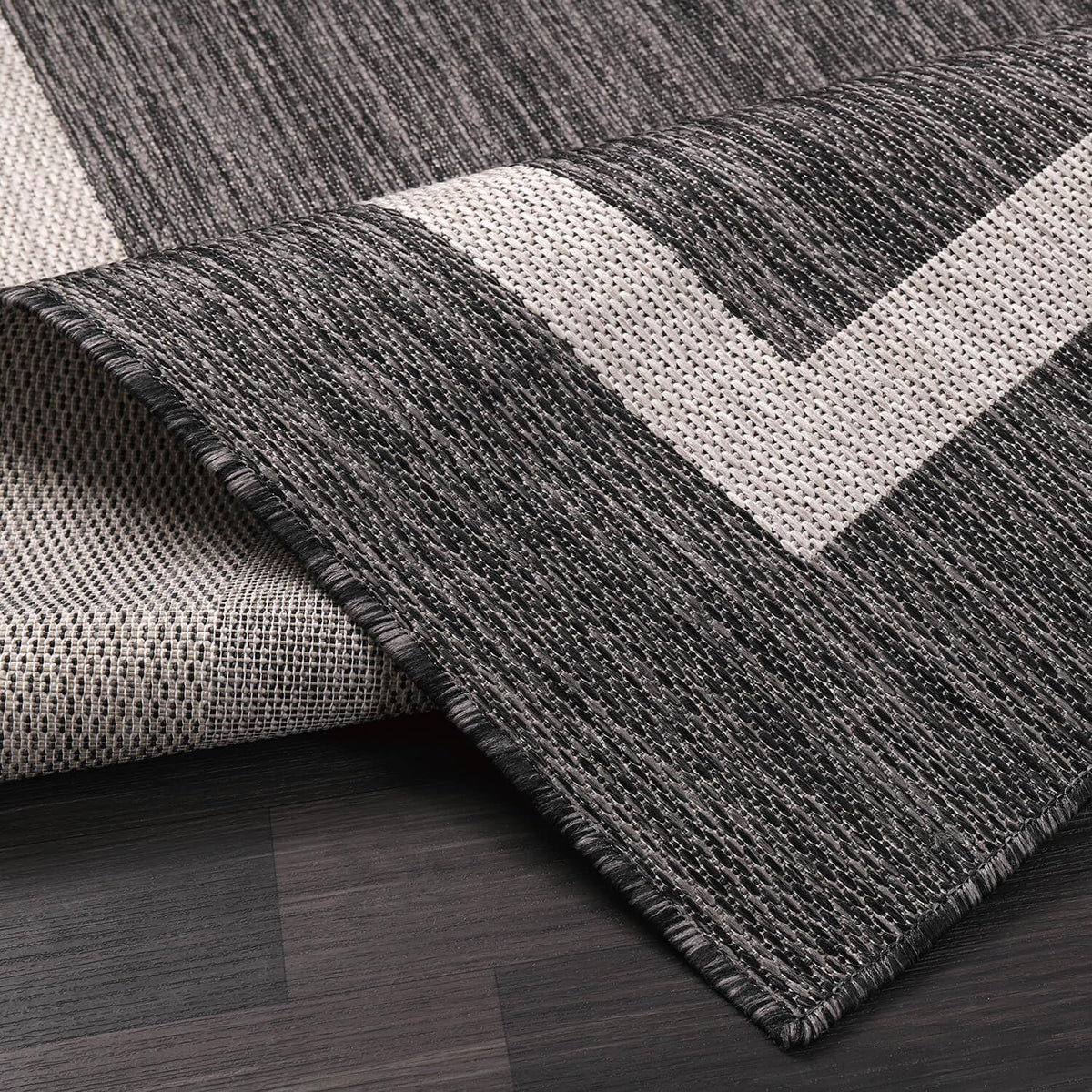 Bordered Outdoor Rug 8x10 Washable Outside Carpet for Indoor Patio Porch Waterproof Easy Cleaning