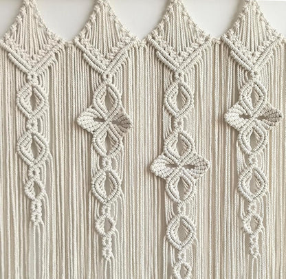 Achart Macrame Wall Hanging Large- Boho Wall Decor- large wall art- Wall Decor Living Room- Macrame