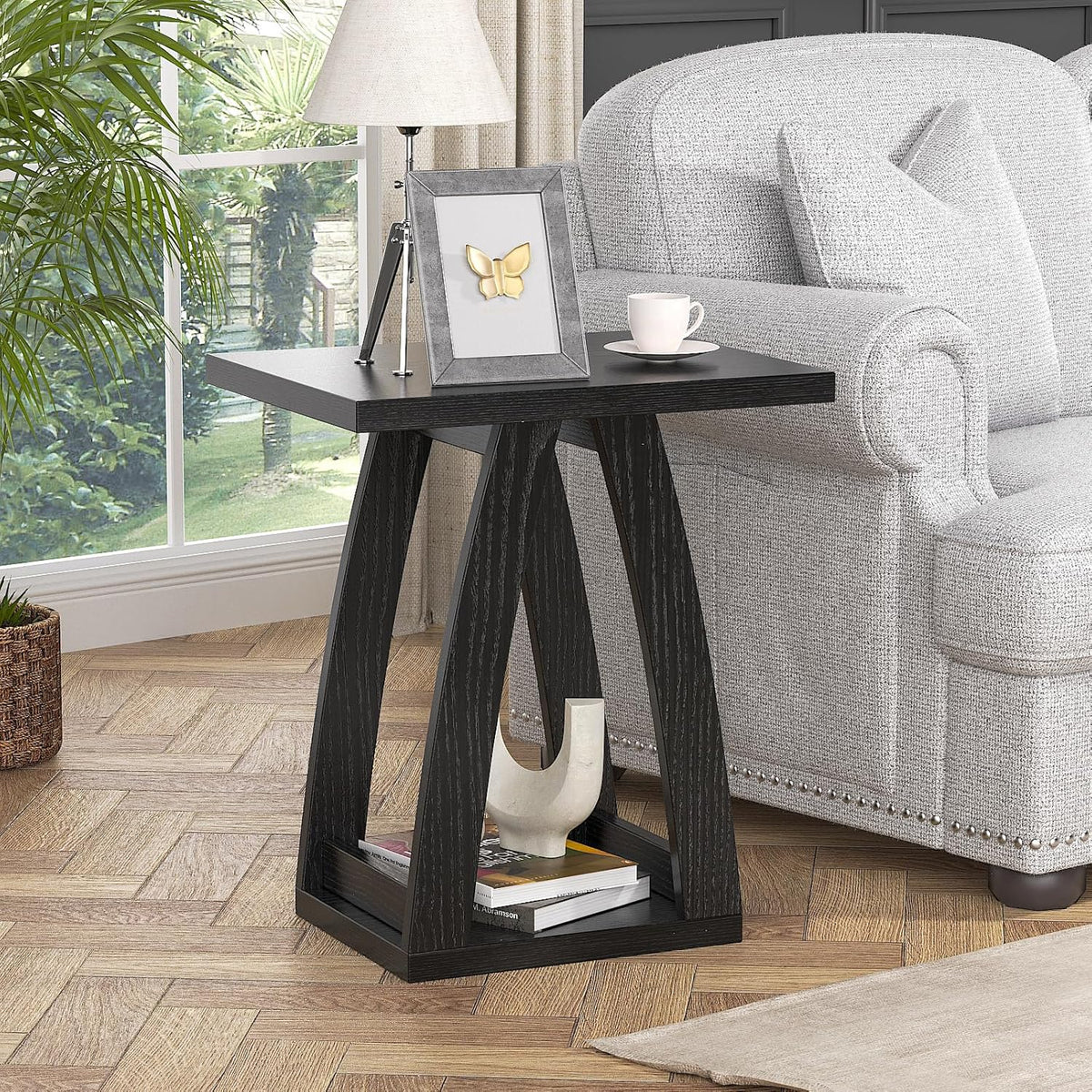End Tables Living Room, Side Table Beside Sofa, Nightstand for Bedroom, Couch Side Table with