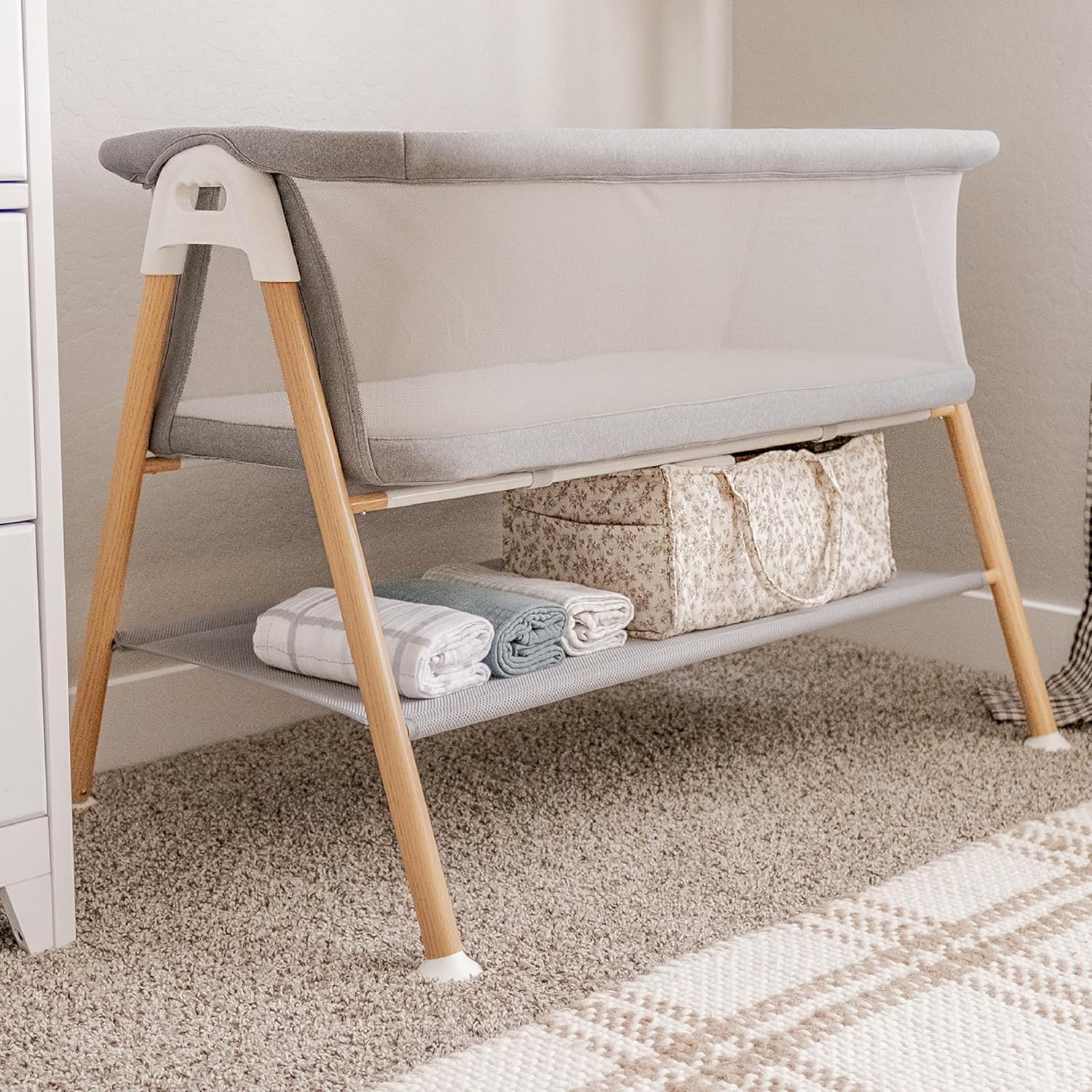 Newton Baby Essential Bassinet – Ultra-Breathable, Completely Washable, More Airflow for Safer