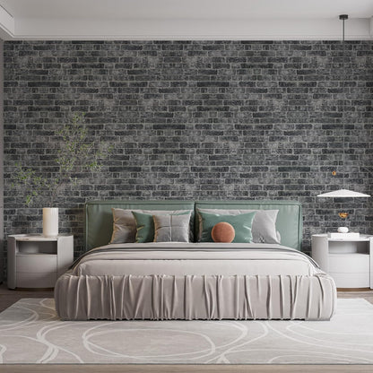 IZODEKOR 3D Wall Panels Brick Effect - Cladding, Stone Look, Styrofoam Facing for Living Room