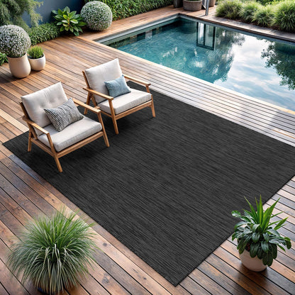 CAMILSON Outdoor Rug 8x10 Modern Area Rugs for Indoor and Outdoor Patios and Porches - Waterproof