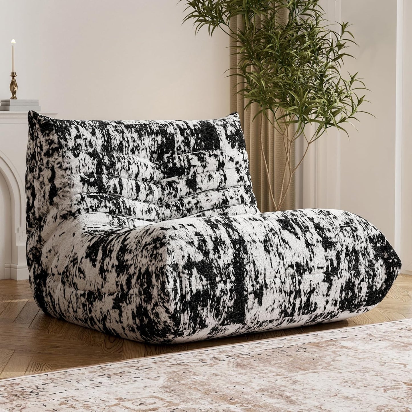 Bean Bag Chair, Fireside Chair Bean Bag Sofa Large Bean Bag Chair for Adults, Bean Bag Chairs for