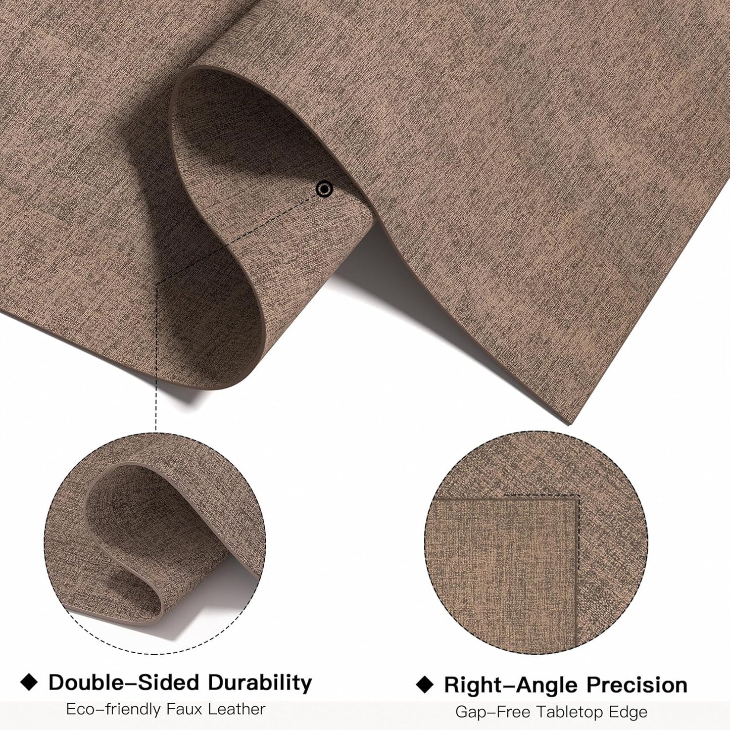 DOLOPL Fall Placemats Set of 4, Reversible Wipeable & Heat Resistant Place Mats, Modern Faux