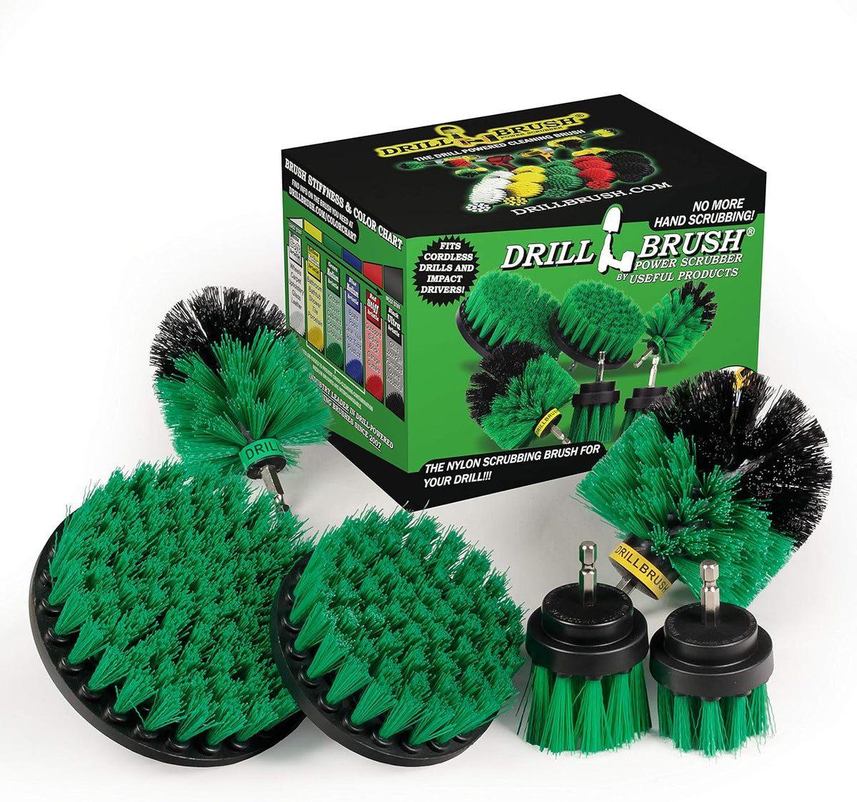 Cleaning Supplies - Kitchen Accessories - The Ultimate Kitchen Drill Brush Attachment Kit - Crock