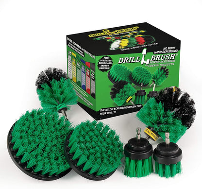 Cleaning Supplies - Kitchen Accessories - The Ultimate Kitchen Drill Brush Attachment Kit - Crock