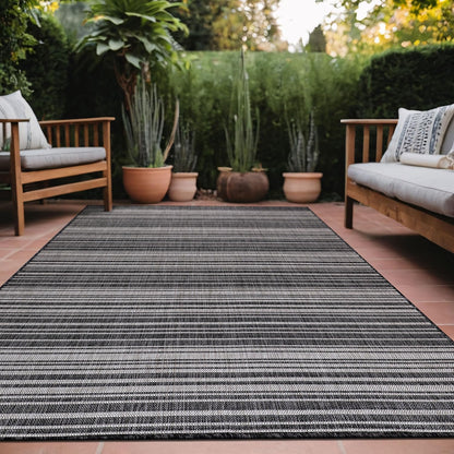 Stripe Outdoor Rug 9x12 Washable Outside Carpet for Indoor Patio Porch Waterproof Easy Cleaning Non