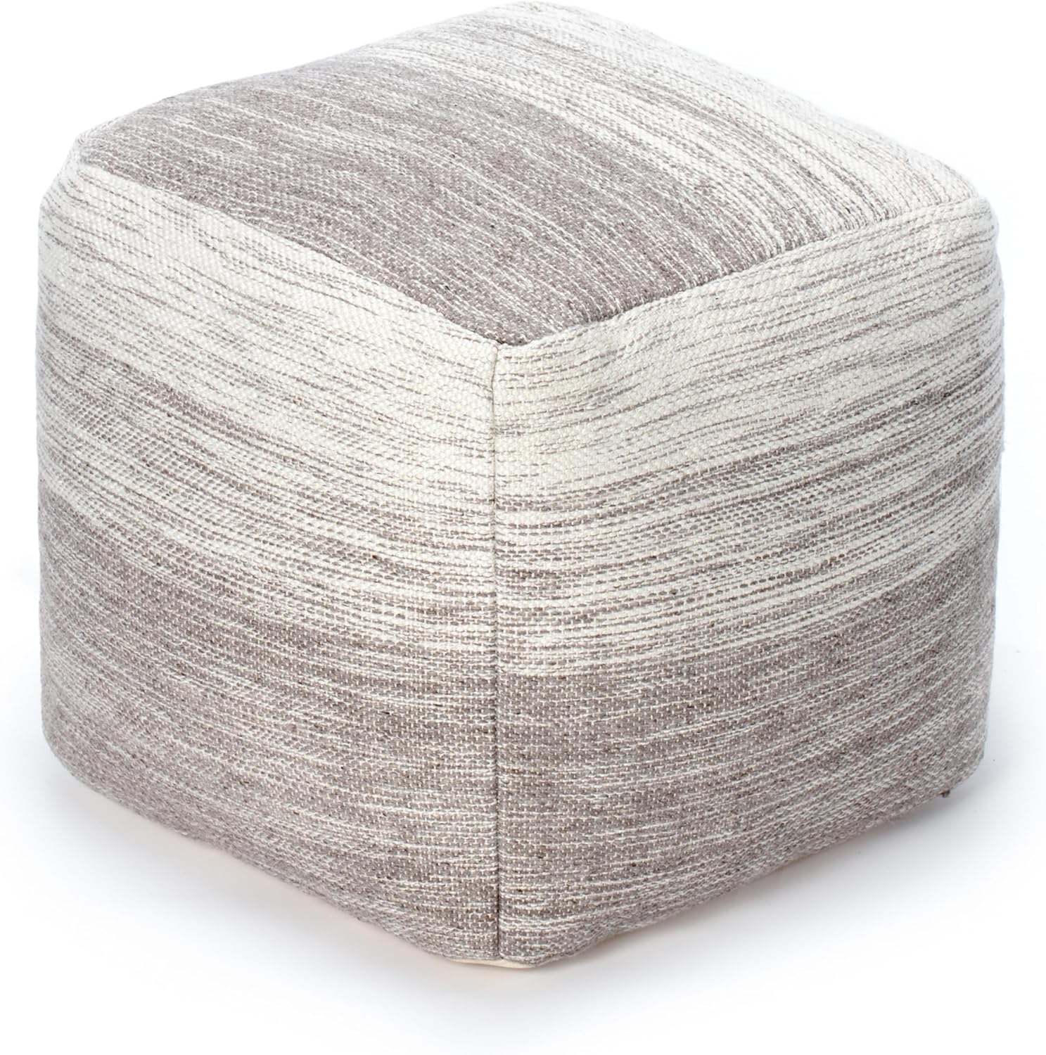 Anji Mountain 20"x20"x20" Handmade & Handcrafted Ottoman Pouf Comfortable Pouf Ottoman Foot Rest &