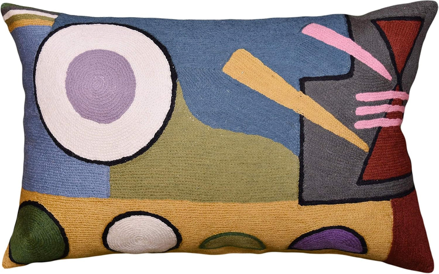 Lumbar Kandinsky Abstract Pillow Cover - Soul Modern Chair Pillowcase Abstract Couch Cushion