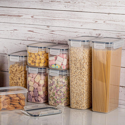 Airtight Food Storage Containers with Lids, Vtopmart 24 pcs Plastic Kitchen and Pantry Organization
