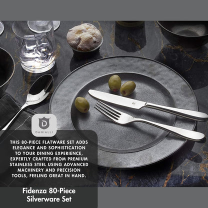 Silverware Set for 16 – 18/10 Stainless Steel Flatware, Mirror Finish, Dishwasher Safe, Durable and