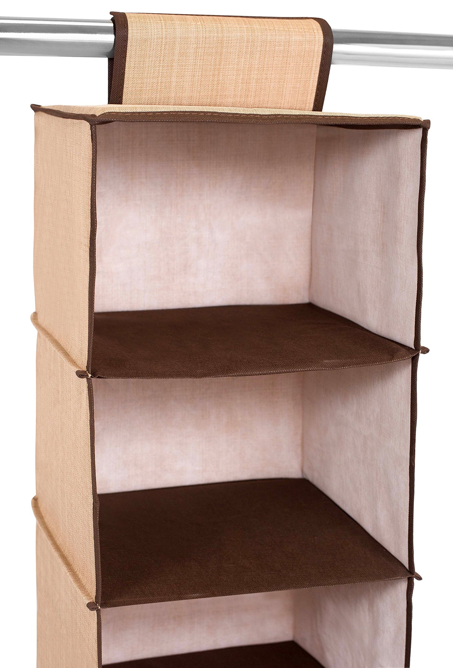 Internet's Best Hanging Closet Organizer - 6 Shelf - Clothing Sweaters Shoes Accessories Storage