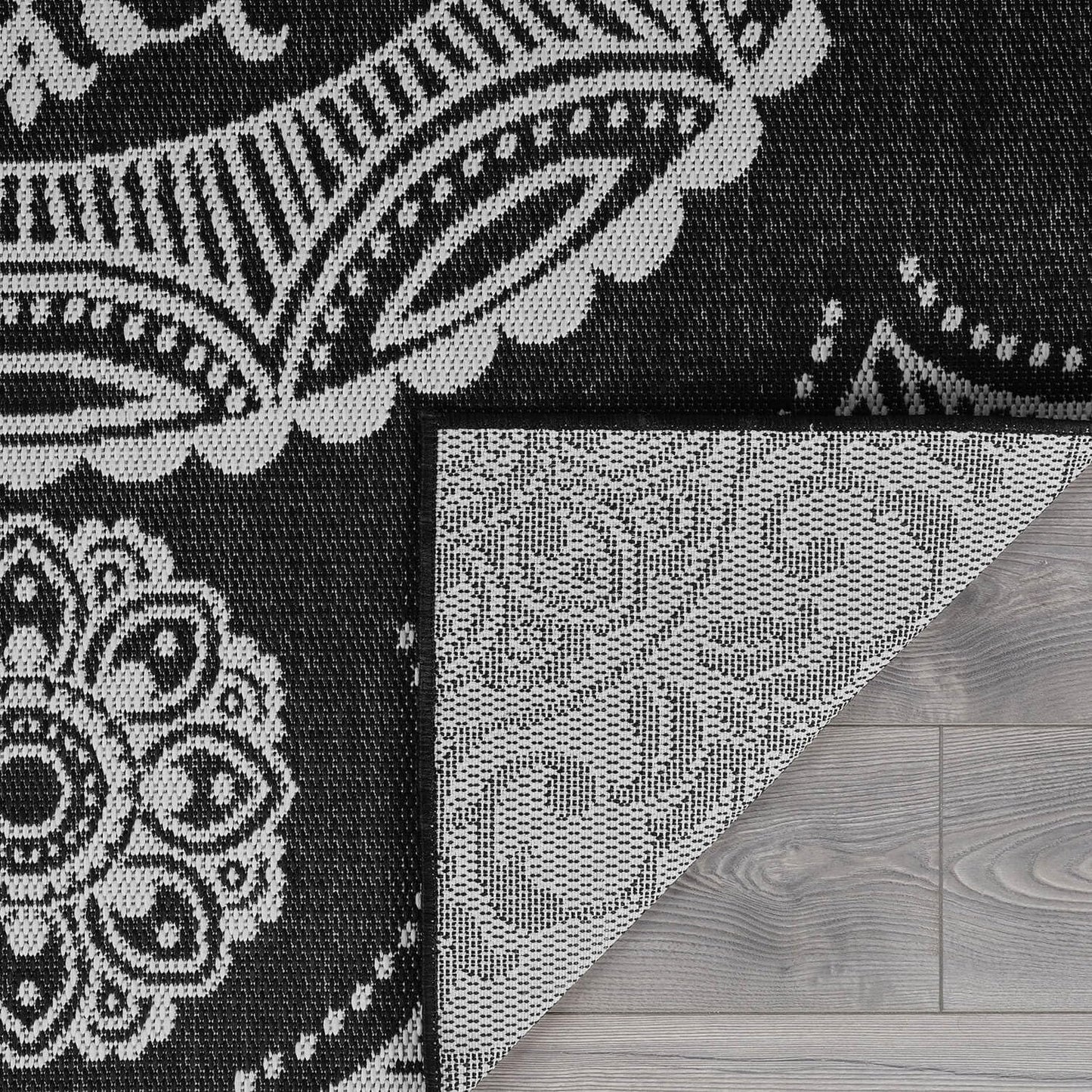 Medallion Outdoor Rug 8x10 Washable Outside Carpet for Indoor Patio Porch Waterproof Easy Cleaning