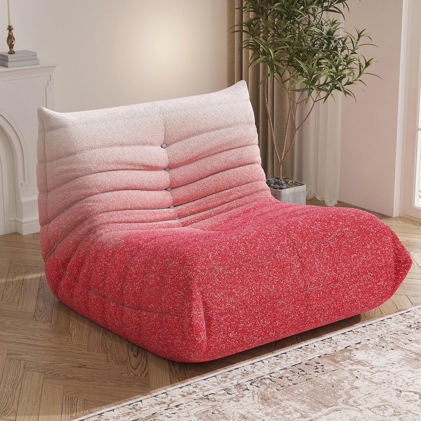 Bean Bag Chair, Fireside Chair Bean Bag Sofa Large Bean Bag Chair for Adults, Bean Bag Chairs for