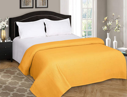 BELIZZI HOME 100% Cotton Bed Blanket, Breathable Bed Blanket King Size, Cotton Thermal Blankets